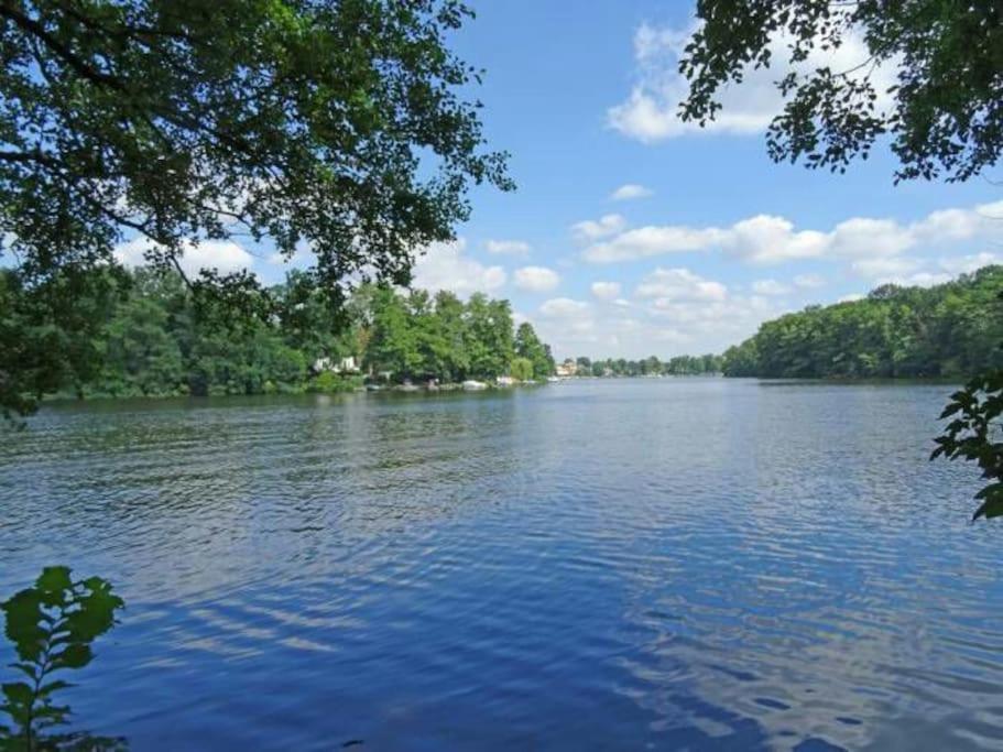 Dachwohnung Mit Wasserblick Und Eigenem Bootssteg Berlin Exterior foto